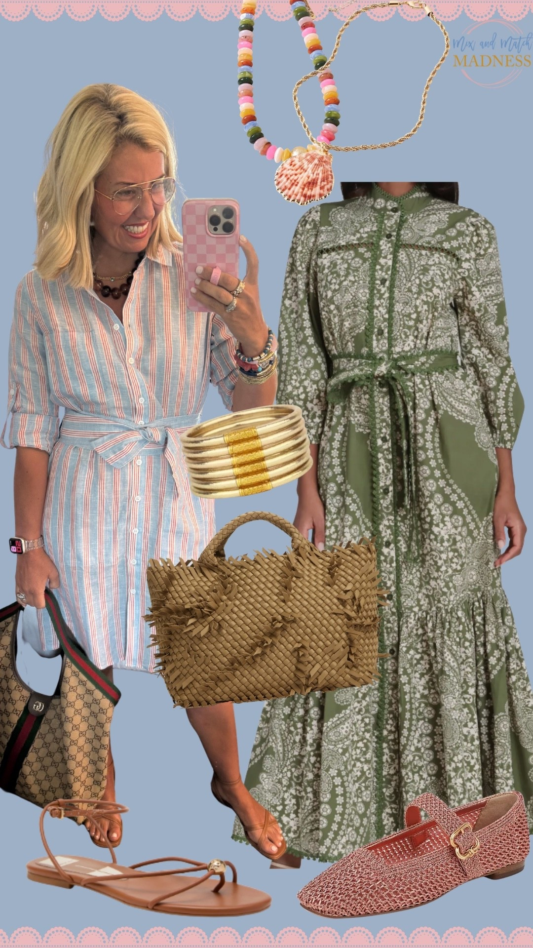 Two dresses we are wearing now and throughout the year!

Codes:
Mersea - Catherine15
Erin McDermott - mixandmatch 
Allie + Bess - Catherine20
Loopy - mixandmatchmadness

#LTKdayinmylife #LTKmomlife #LTKOver40