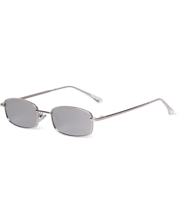 ADE WU Rectangle Sunglasses for Women Men Retro 90s Small y2k sun glasses | 90s 2000s Chic Narrow... | Amazon (US)