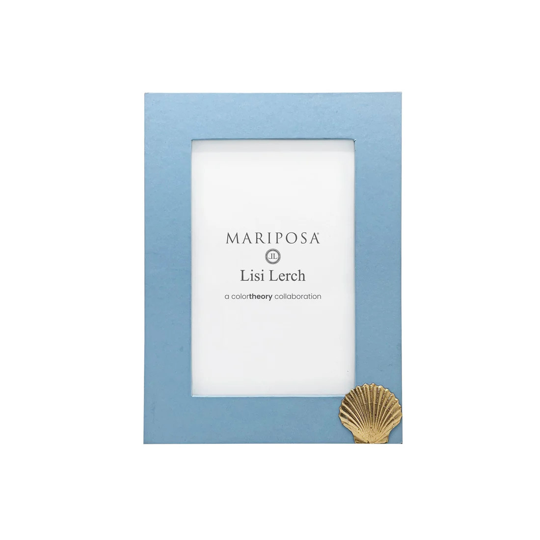 Scallop Periwinkle 4x6 Frame | Mariposa