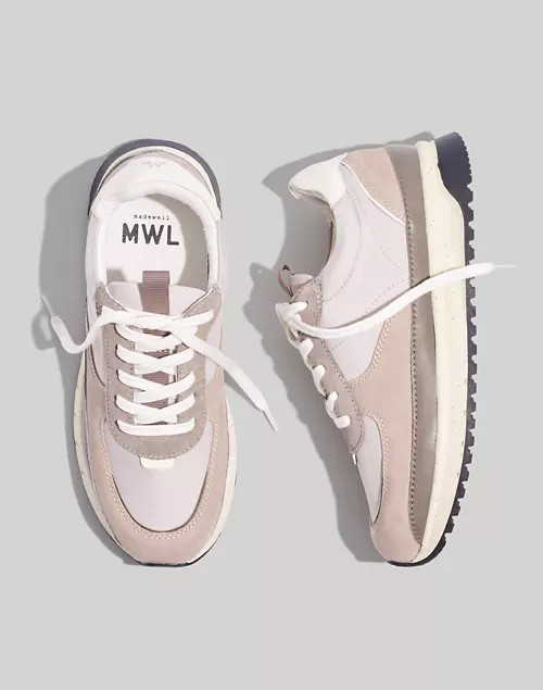 Kickoff Trainer Sneakers in Leather and (Re)sourced Nylon | Madewell