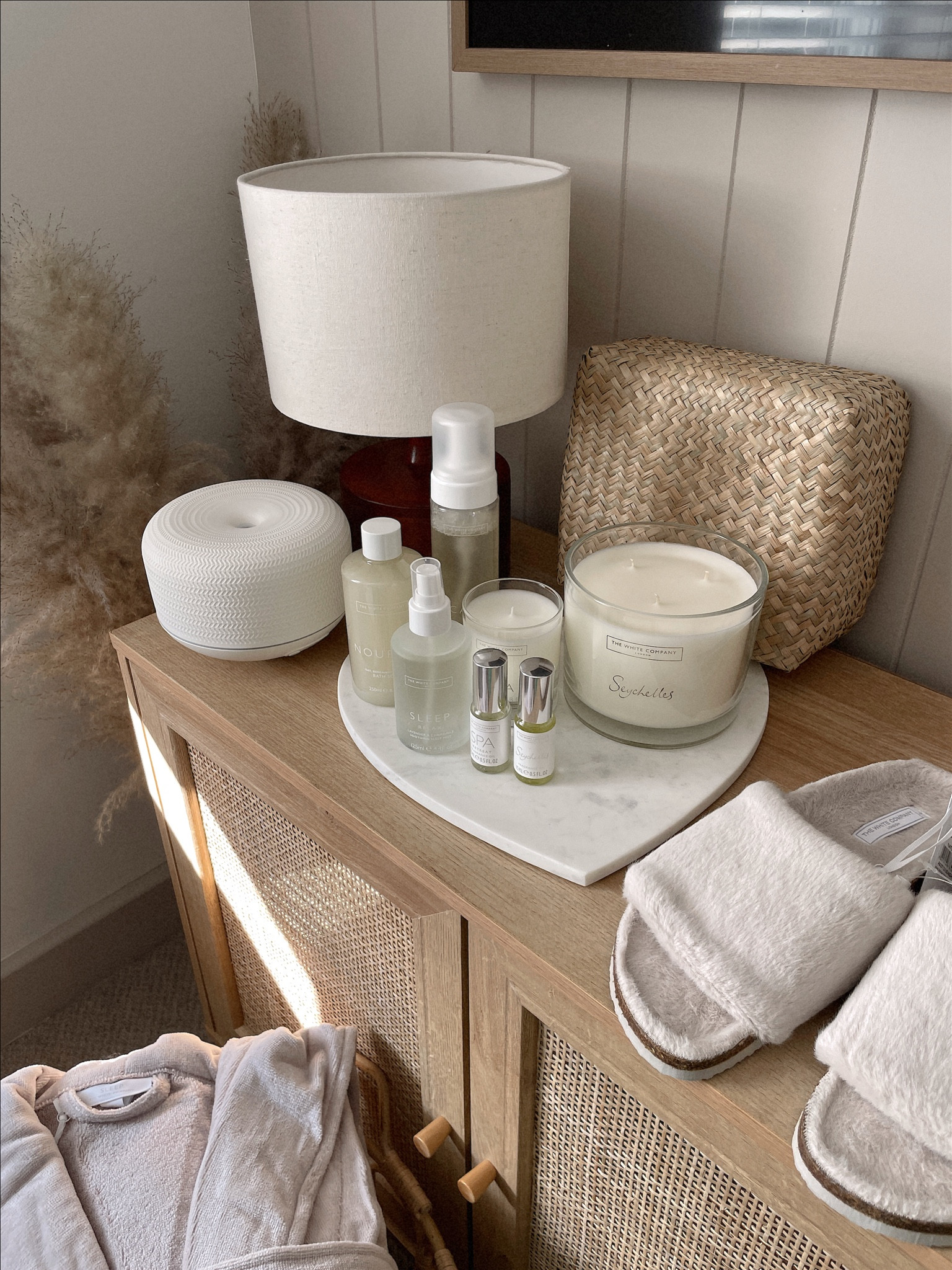My selfcare picks from white company. Allllll the luxuries! 