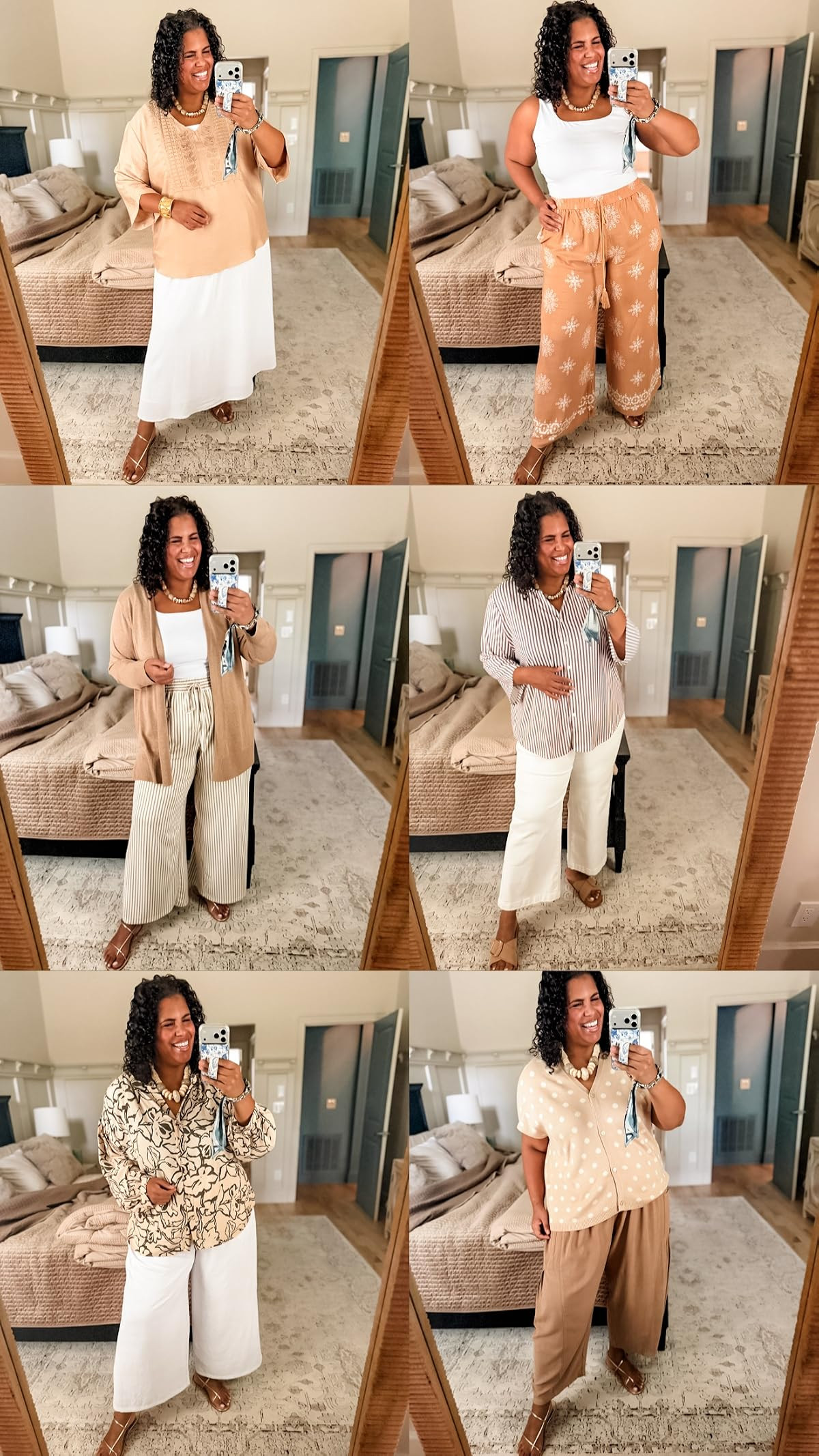 Wearing size xxl in most everything! Size full down in brown pants (wearing size xl). Wearing size 3x in long cardigan and white pants 

 #LTKootd #LTKSeasonal #LTKPlusSize