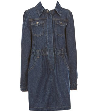 Big Girls 7-16 Long Sleeve Denim Dress | Dillard's