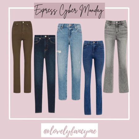 Express Cyber Monday sale! Everything is 50% off! Express jeans are so great, perfect straight leg, flared jeans, skinny jeans, and ripped jeans to choose from. Xoxo! #LTKworkwear #LTKunder100 #LTKunder50 #LTKU #LTKtravel #darkwash #acidwash #lightwash

#LTKGiftGuide #LTKHoliday #LTKCyberweek