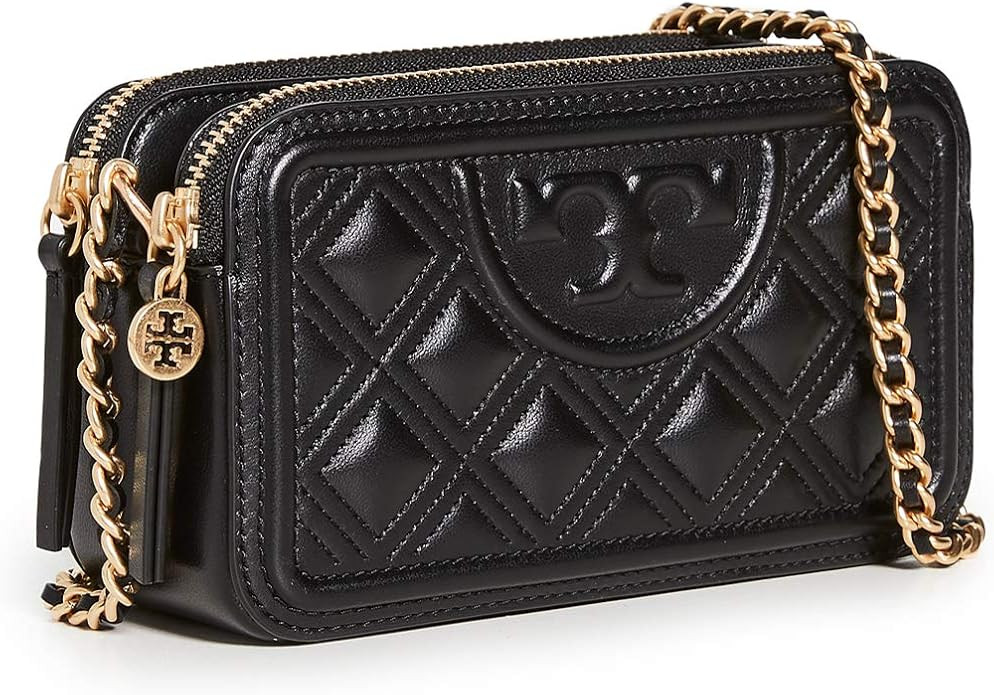 Tory Burch Women's Fleming Double Zip Mini Bag | Amazon (US)