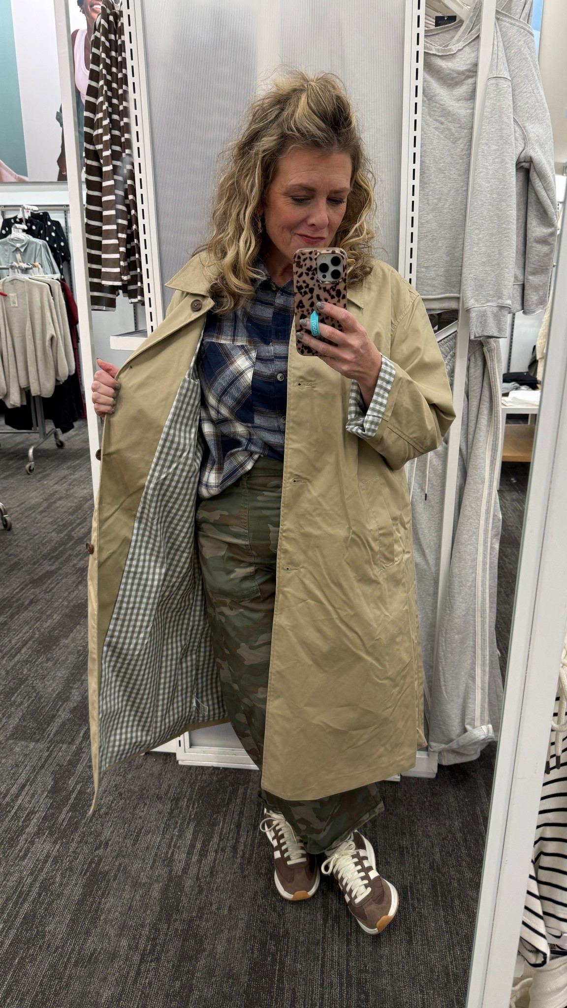 Love this trench! So nice and lined  wearing the xxl but could have worn the xl 

#LTKOver40 #LTKmomlife #LTKootd