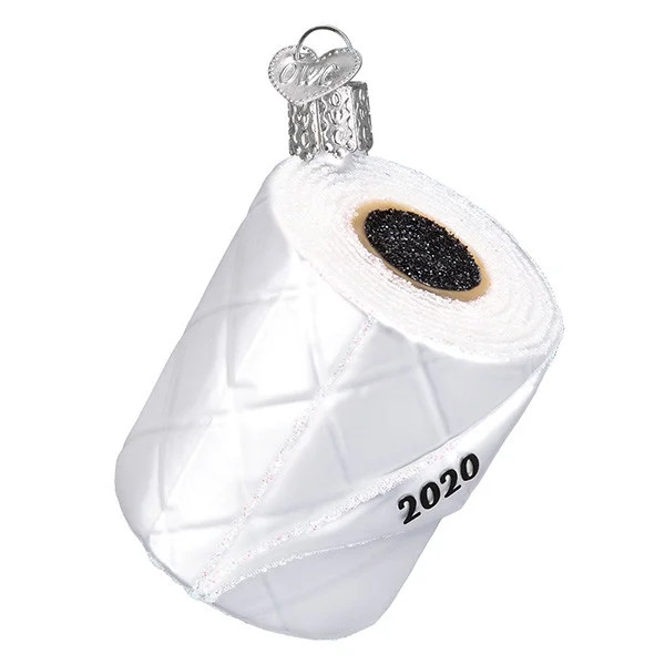 Old World Christmas (#32454) 2020 Toilet Paper Glassblown Ornament | Walmart (US)