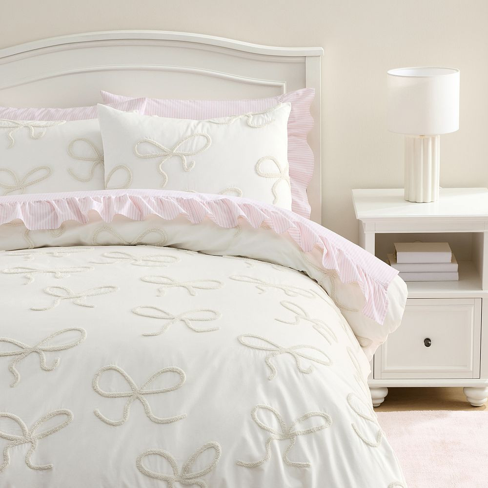 Dancing Bows Duvet Cover | Pottery Barn Teen