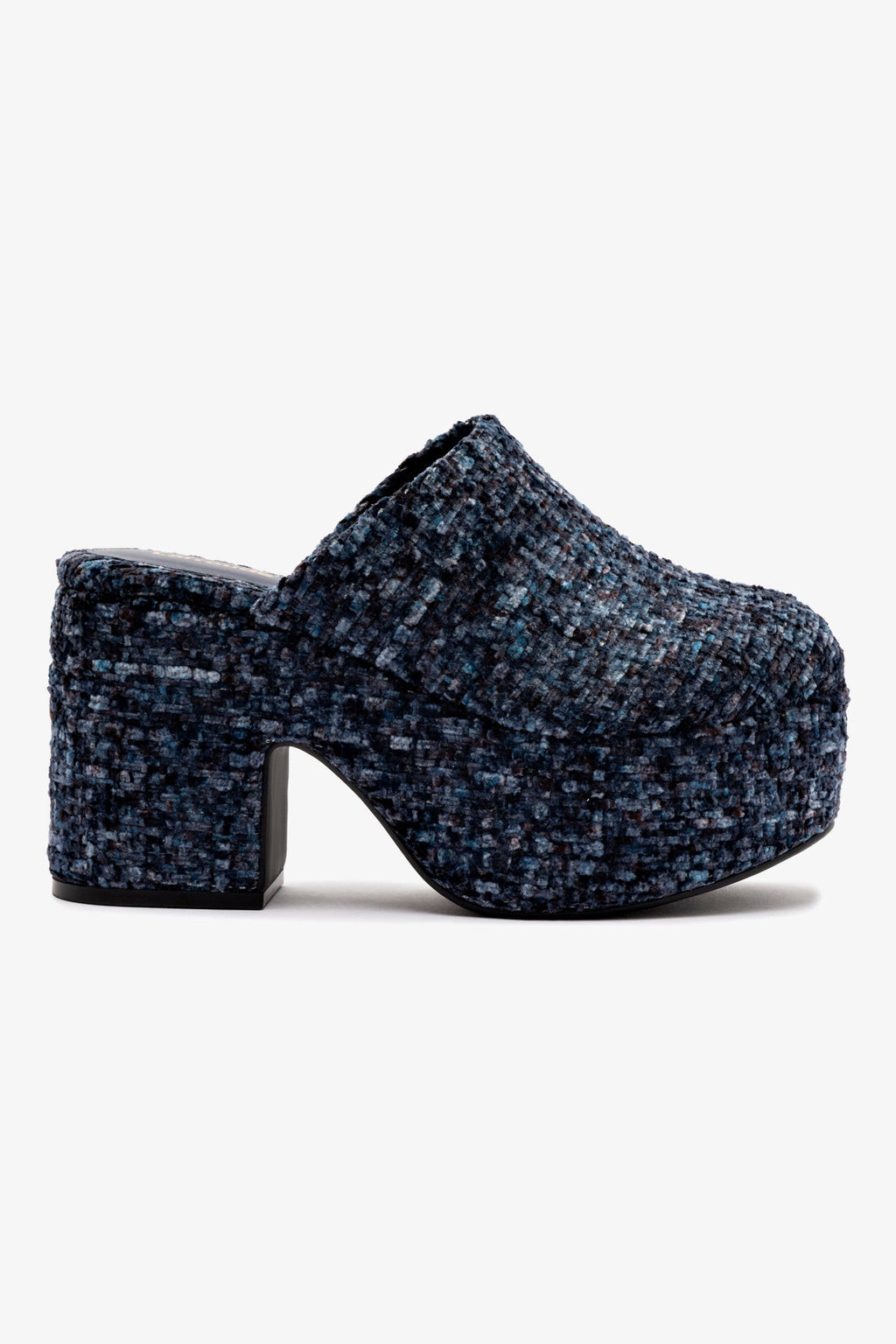 Miso Platform Clog In Midnight Velvet | Larroude