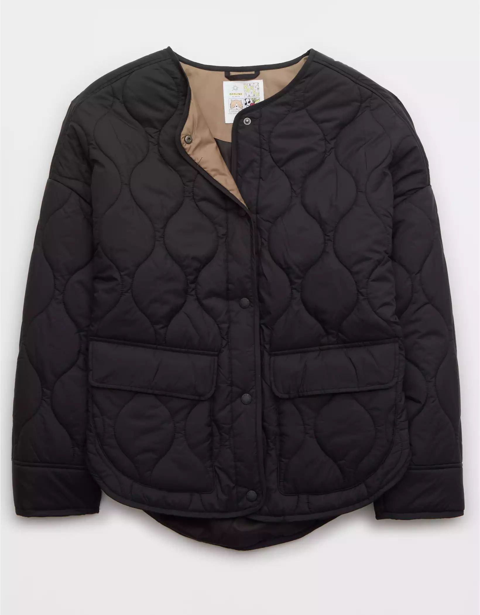OFFLINE By Aerie Quilted Bomber Jacket | Aerie