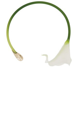 Cult Gaia Calla Choker in White from Revolve.com | Revolve Clothing (Global)