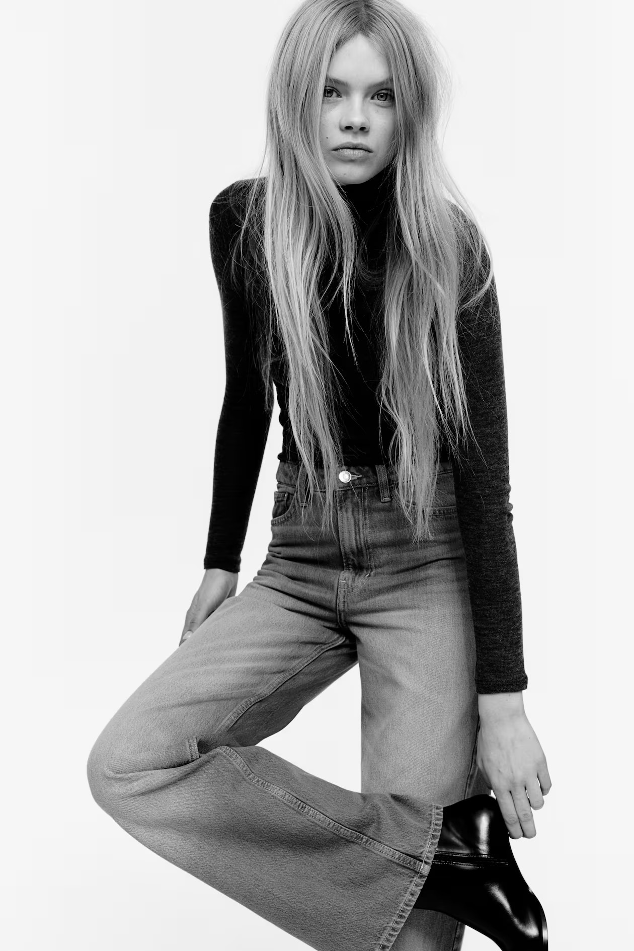 Ava Ultra High Rise Wide Leg Jeans | H&M (US + CA)