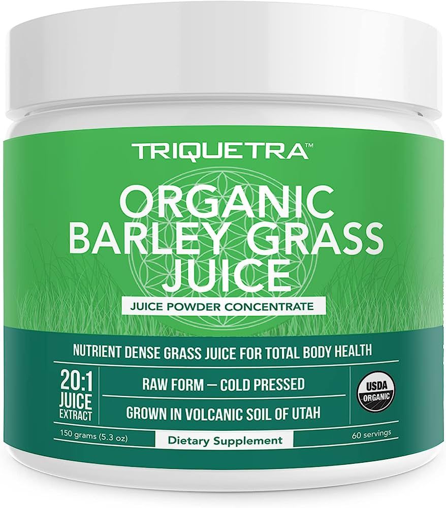 Organic Barley Grass Juice Powder - Grown in Volcanic Soil of Utah - Raw & BioActive Form, Cold-P... | Amazon (US)