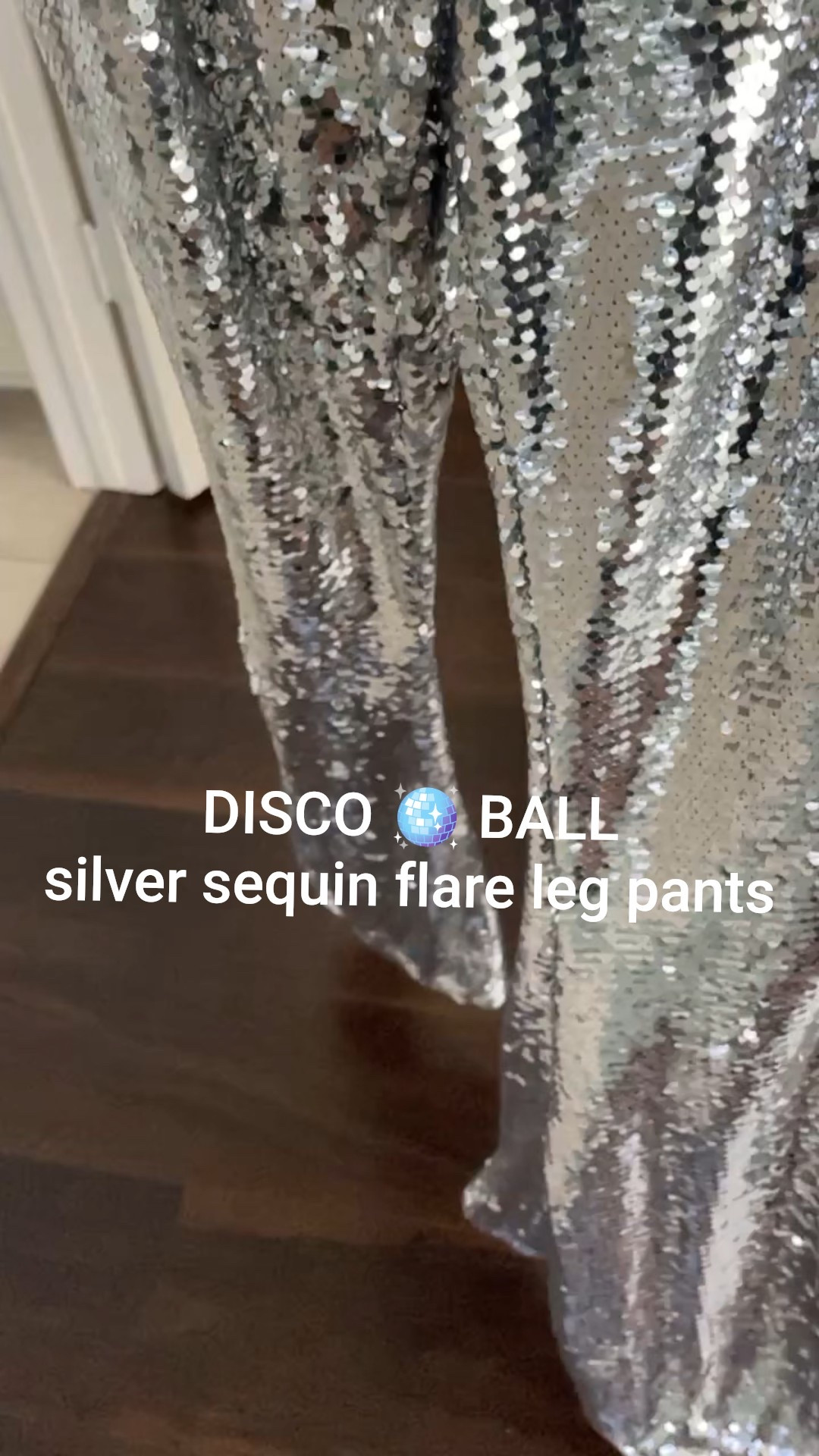 We had a neon glow disco theme school dance so I wore these Disco ball silver sequin flare leg pants 💃🏼🕺🪩 sizes xxs-xxl

The perfect black double lined fitted tee also linked. 

#LTKParties #LTKFestival #LTKFindsUnder100