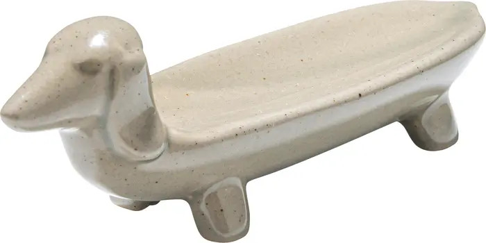 Storied Home Grey Ceramic Dog Dish | Nordstrom | Nordstrom