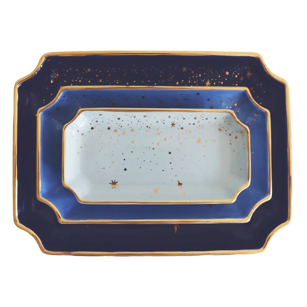 Shimmering Stars Serving Trays | Lo Home by Lauren Haskell Designs