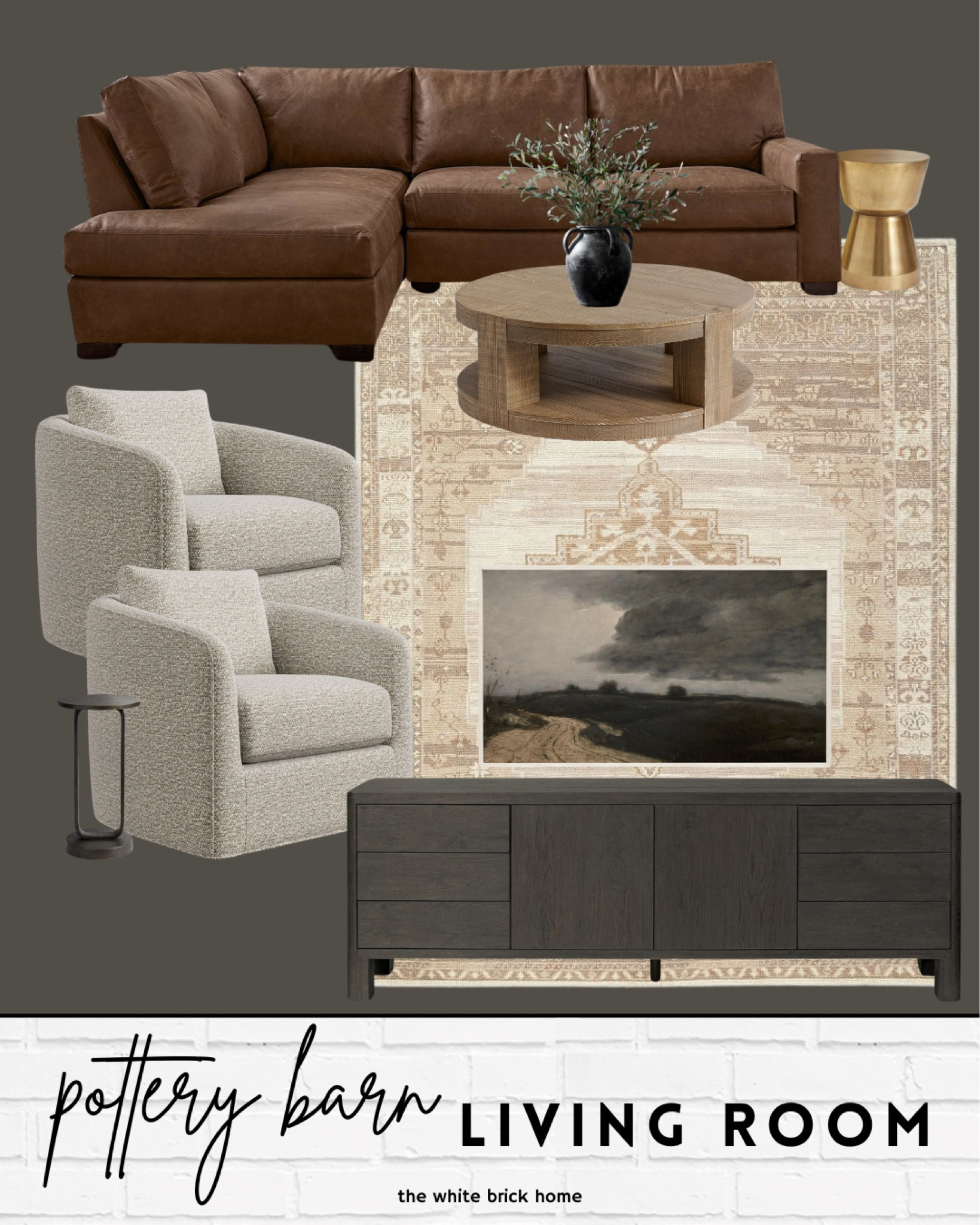Living room, living room layout, living room design, living room decor, home decor, living room sectional, living room chair, pottery barn, pottery barn living room, rug, area rug, coffee table, round coffee table, media console, frame tv, accent chair, living room seating, pottery barn, pottery barn living room 

#LTKStyleTip #LTKHome #LTKSaleAlert