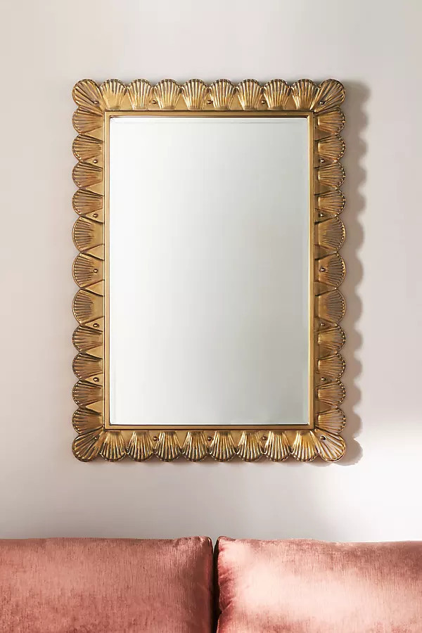 Florencia Scalloped Wall Mirror | Anthropologie (US)