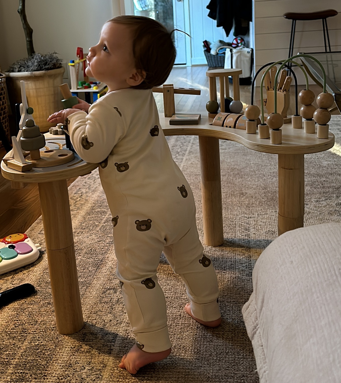 the best activity table he actually plays with 