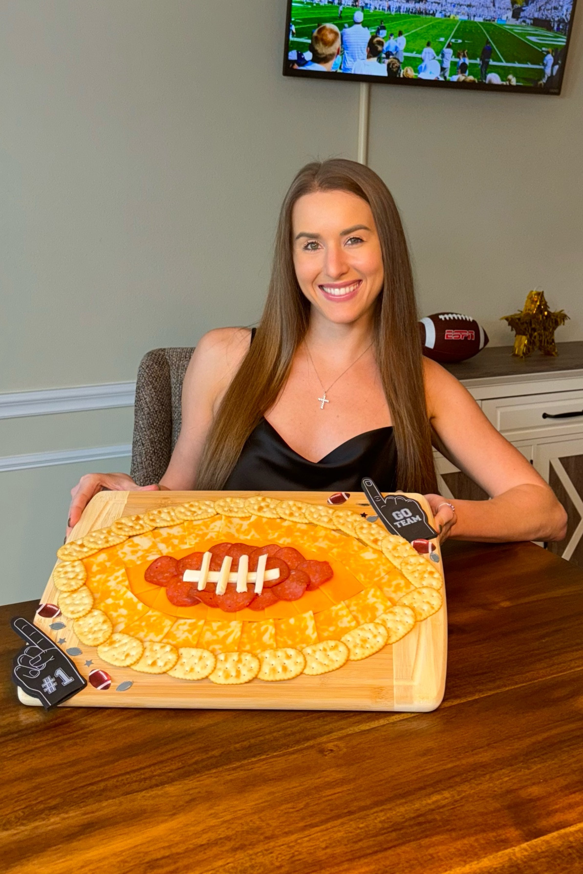 Black tank top. Cross necklace. Satin tank top. Satin camo. Black top. 

#LTKparties #LTKstyletip