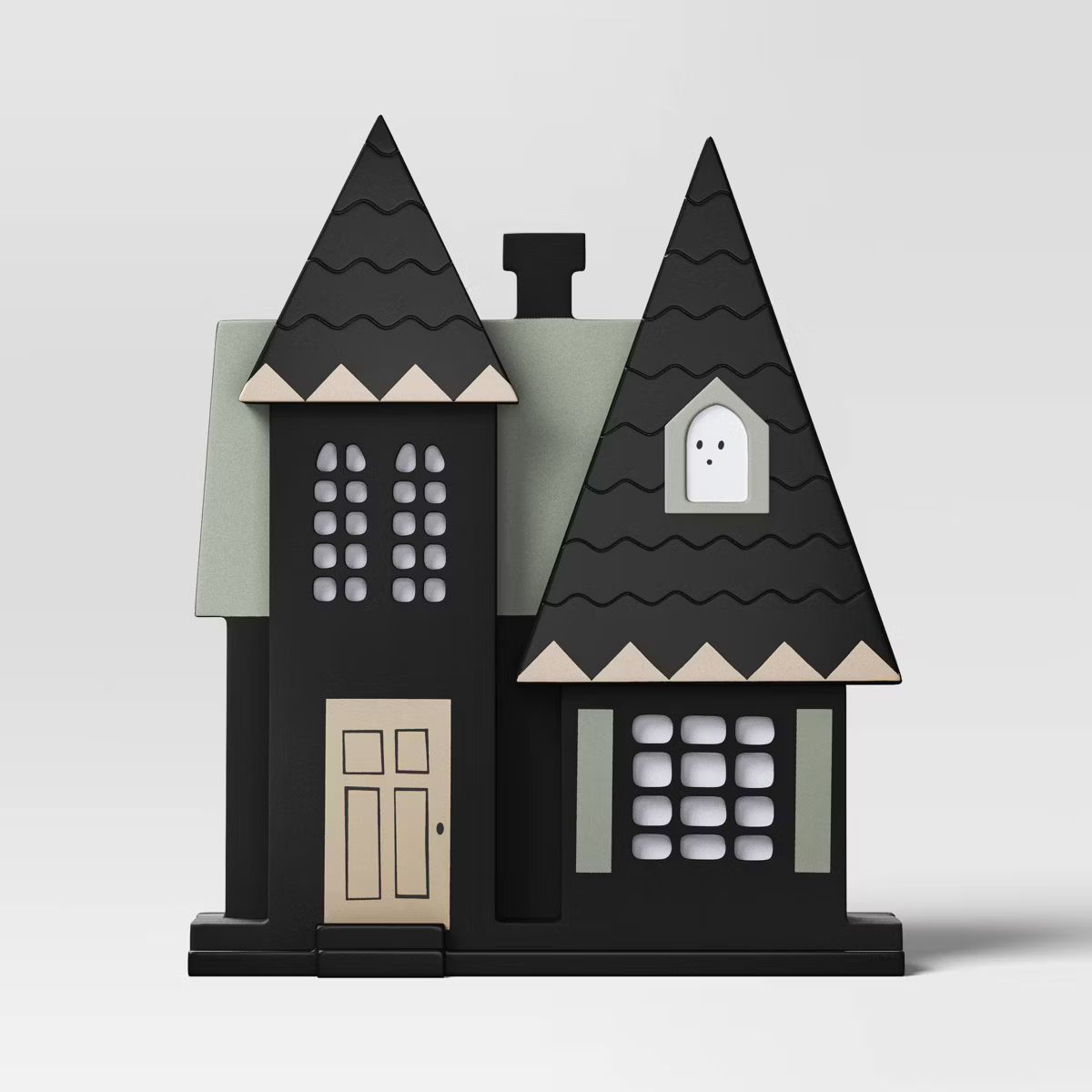 10" Wood Haunted House Halloween Decorative Sculpture - Hyde & EEK! Boutique™ | Target