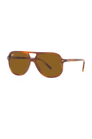 Ray-Ban Bill in Striped Havana & Brown from Revolve.com | Revolve Clothing (Global)