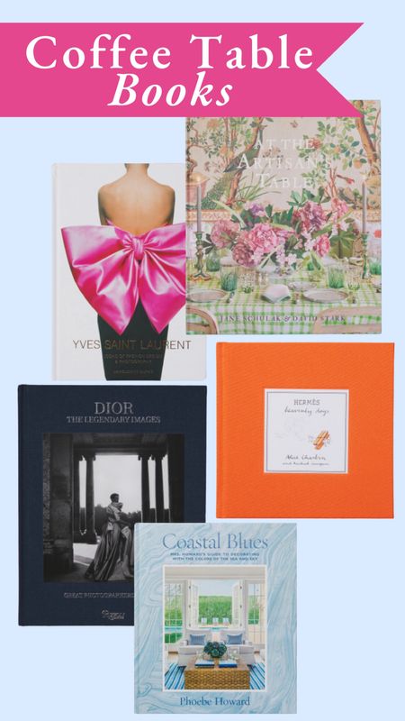 Coffee Table books for Grand Millennials or those who love the collected and colorful traditional decor. 

#LTKFind #LTKhome #LTKunder50