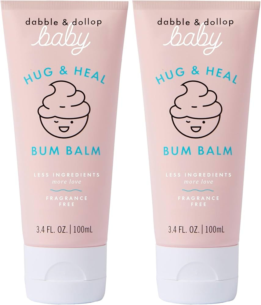 Dabble & Dollop Baby Bum Balm \u2013 Award-Winning, Lightweight Zinc Oxide Diaper Rash Cream for ... | Amazon (US)
