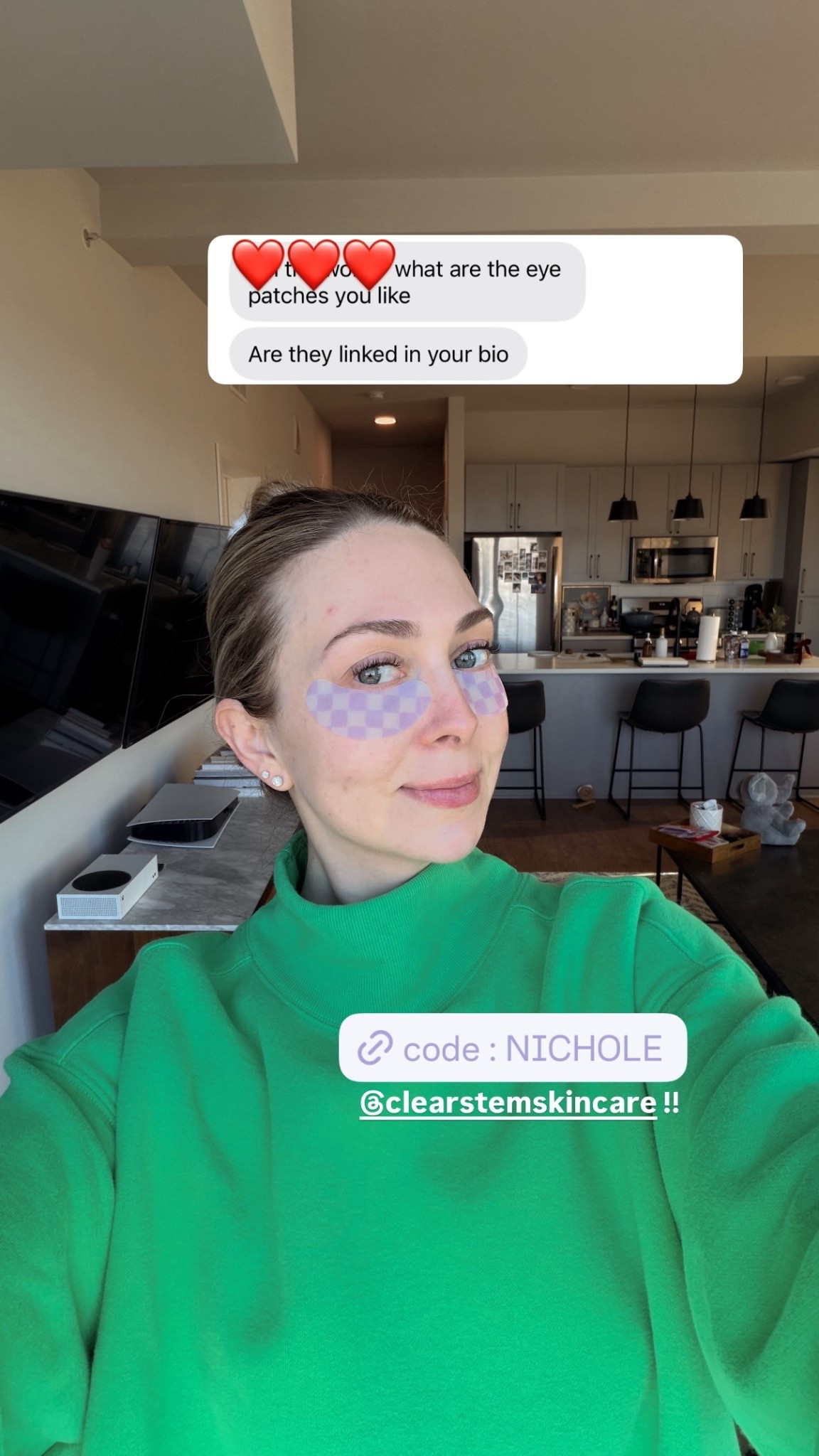 ❤️❤️❤️ @clearstemskincare !!
The best eye patches use code : NICHOLE

#LTKselfcare #LTKmorningroutine #LTKBeauty