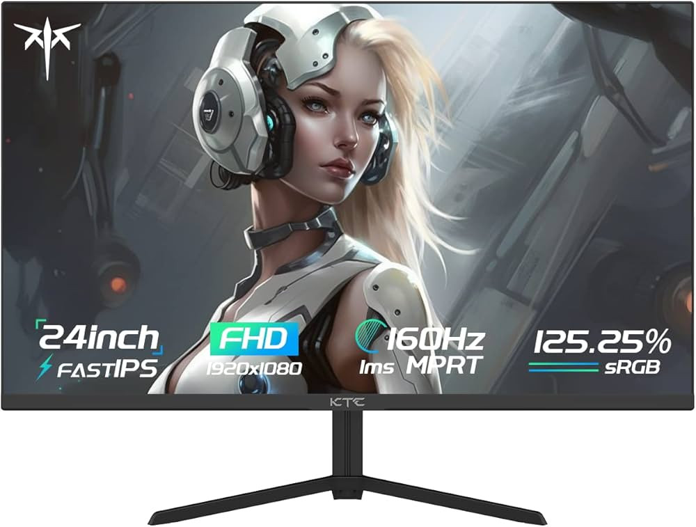 KTC 24 Inch Gaming Monitor FHD 1080P Fast IPS 165Hz, 125% sRGB 1ms HDR Zero-Frame Computer Monito... | Amazon (US)