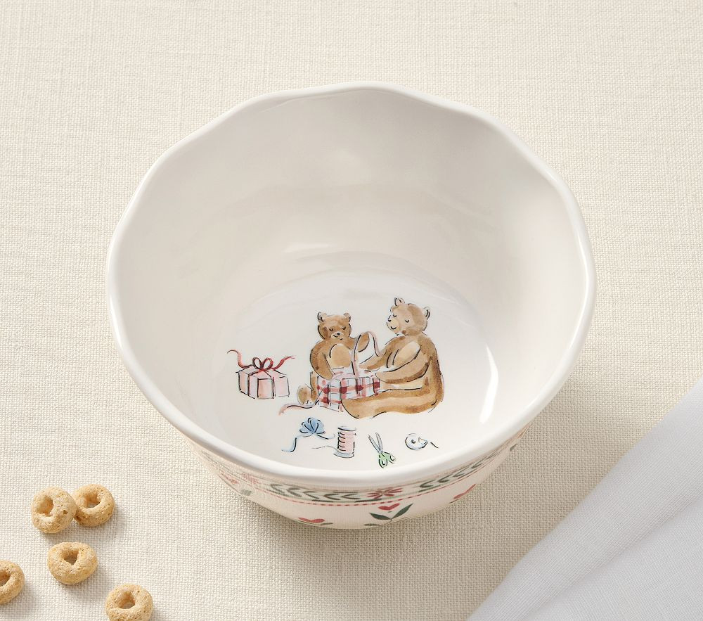 Riley Sheehey Christmas Bowl | Pottery Barn Kids