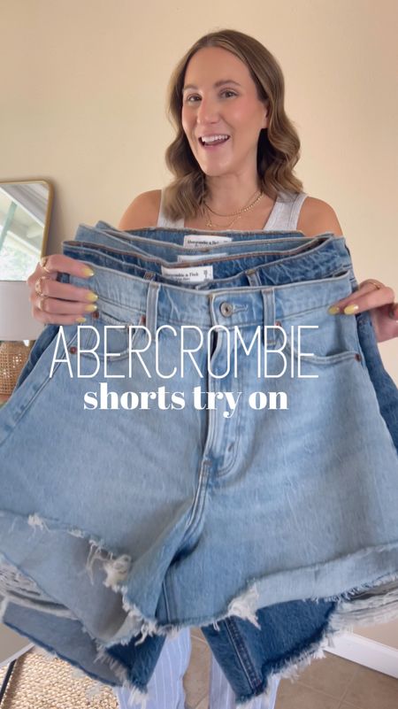 Let’s chat denim shorts! #abercrombiepartner ✨ @abercrombie makes my FAVORITE denim shorts and they are currently on major sale this weekend! Get 25% off shorts (15% off everything else) and code AFSHORTS for an additional 15% off! 
.
.
.
Shop these looks in my @shop.ltk app   #liketkit #abercrombiestyle


#LTKSaleAlert