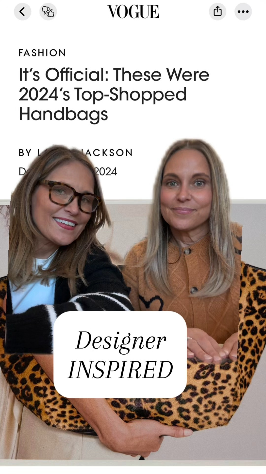 Drumroll, please! The trendiest handbags of the year, but we found their twins for less!

Twins finding twins!

To subscribe to our website for exclusive info, early access to popular items before they sell out and a newsletter use link below:

www.tttwintalk.com

To Shop click the link in our bio to LTK !

Follow my shop @Tandttwintalk on the @shop.LTK app to shop this post and get my exclusive app-only content!

Don’t forget to follow us @tandttwintalk

#over50style #over40style #over30style #over60style #fashion #ootd #classicstyle #whattowear #howtostyle #midsizestyle #preppystyle #classicstyle #fashionfinds

#LTKFindsUnder100 #LTKFindsUnder50 #LTKItBag