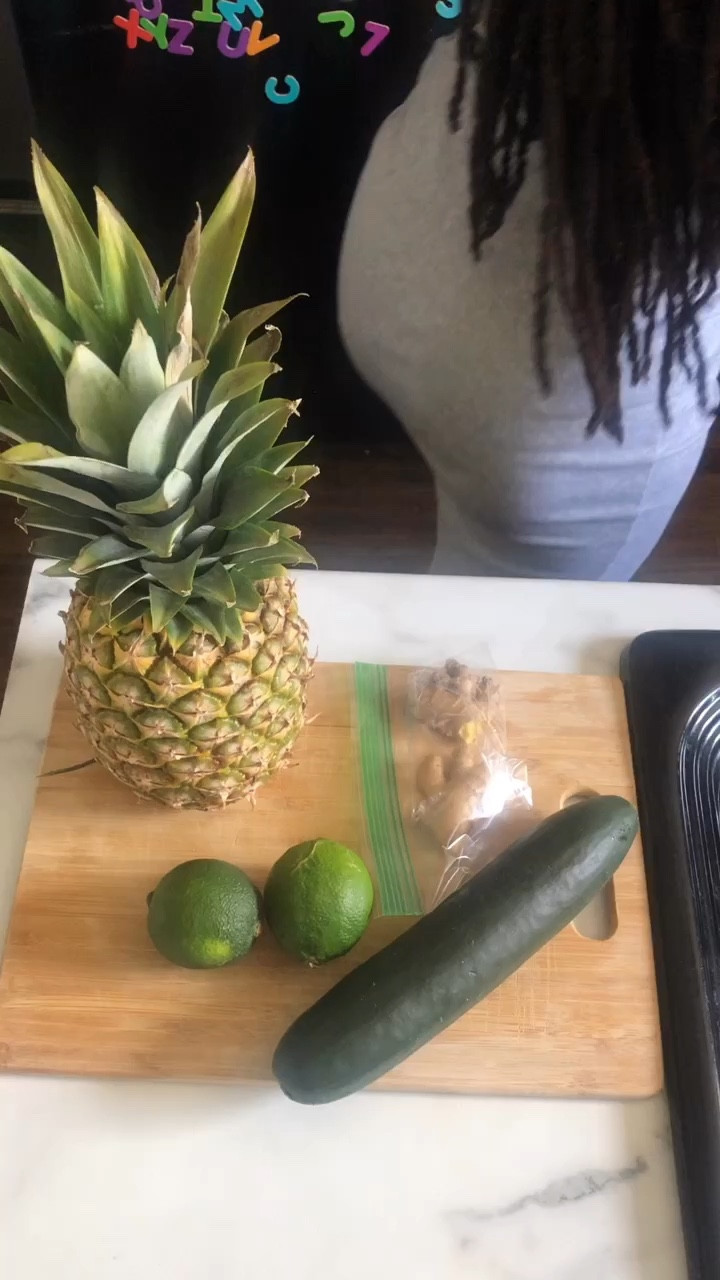Attempting to cut out processed sugars/food here goes nothing 🫣

Instead of my sugary coffee in the morning or that bomb a$$ cherry lemonade from Chic-fil-a, it’s either water or my own fresh pressed juice. 🧃

During the pandemic, I tapped into my green thumb and grew my own food.  I had time and no excuses so I also learned how to make so many things from scratch. I’m pretty confident that I can make most of the things I want and also save money by avoiding the middle of the grocery store where most of the processed stuff is. 

This juice is good for anyone who doesn’t like the taste of greens (even though you need em bookie). Very refreshing and hydrating AND the kids like it (bonus points). You can adjust the ingredients depending on how sour or sweet you like it. 

What you need:
1 Cucumber 🥒 
1 Pineapple 🍍 
2 limes 🍋
Ginger 🫚
Water 💦 
Honey 🍯 

I use my ninja, a citrus juicer thing, a strainer, bowl, spoon and a jar for storage. I put the left over juice on ice and the rest in the refrigerator. Its best when its super cold…

Refreshing Green Juice Recipe 
#juicingwithoutajuicer #greenjuice #juicingforbeginners #juicerecipes
#juicyjuice #freshpressedjuice 


#LTKfamily #LTKhome #LTKfitness
