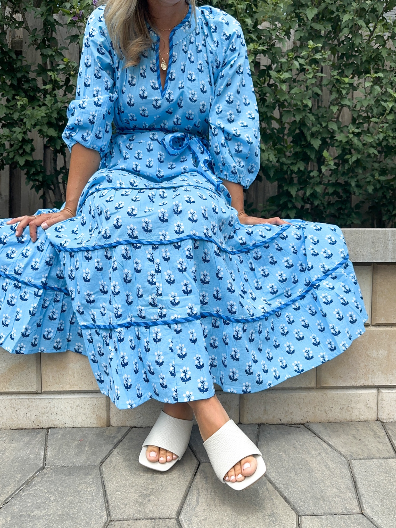 Blue Floral Summer Dresss

#LTKSaleAlert #LTKSummerSales #LTKShoeCrush