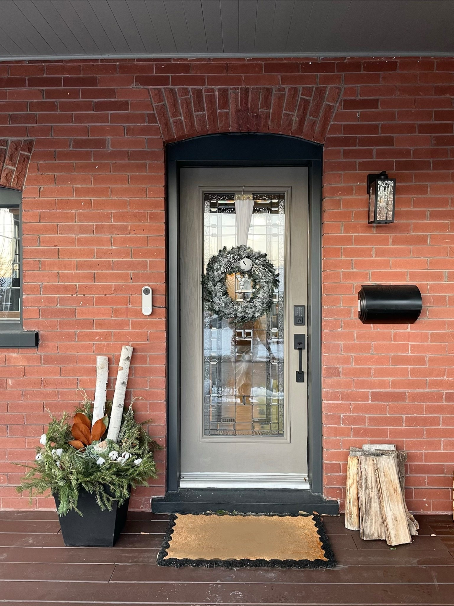 Winter front porch setup

#LTKwinter #LTKhome #LTKcanada