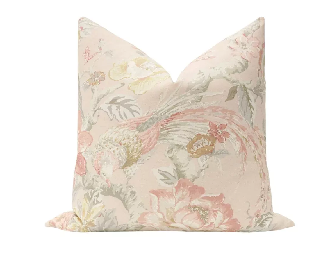 Fleur - Gray Floral Pillow Cover … curated on LTK