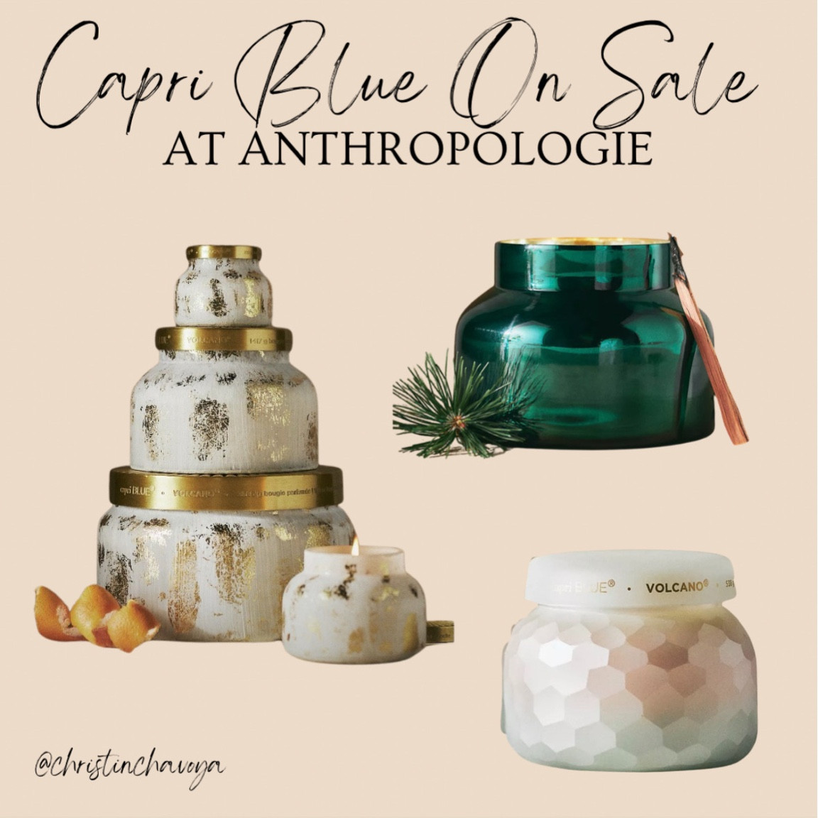 Anthropologies 30% off sale is going on and these capri blue candles are on the sale, including the large and XL sizes! 

#LTKCyberWeek #LTKGiftGuide #LTKHoliday