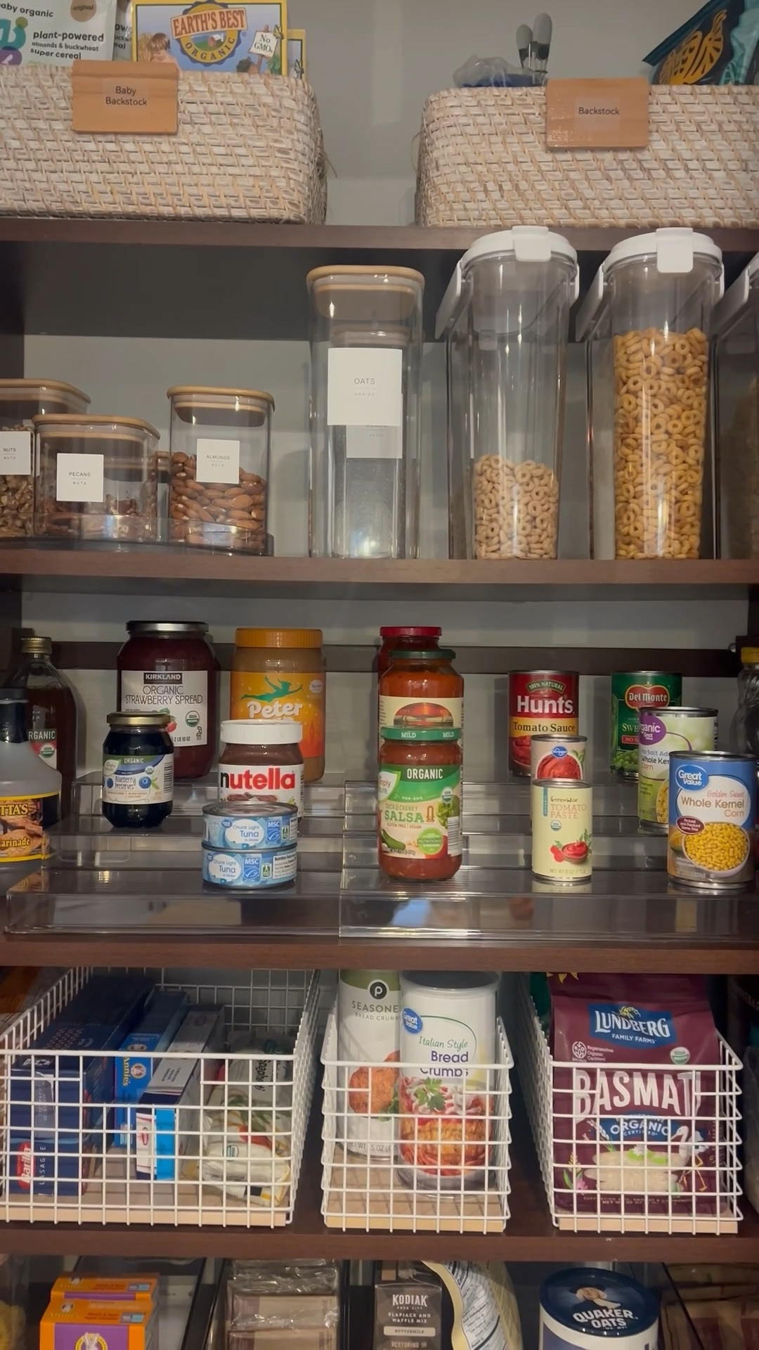 A small pantry makeover using Container Store staples. Proof that thoughtful systems matter more than a big space. 

#LTKHome