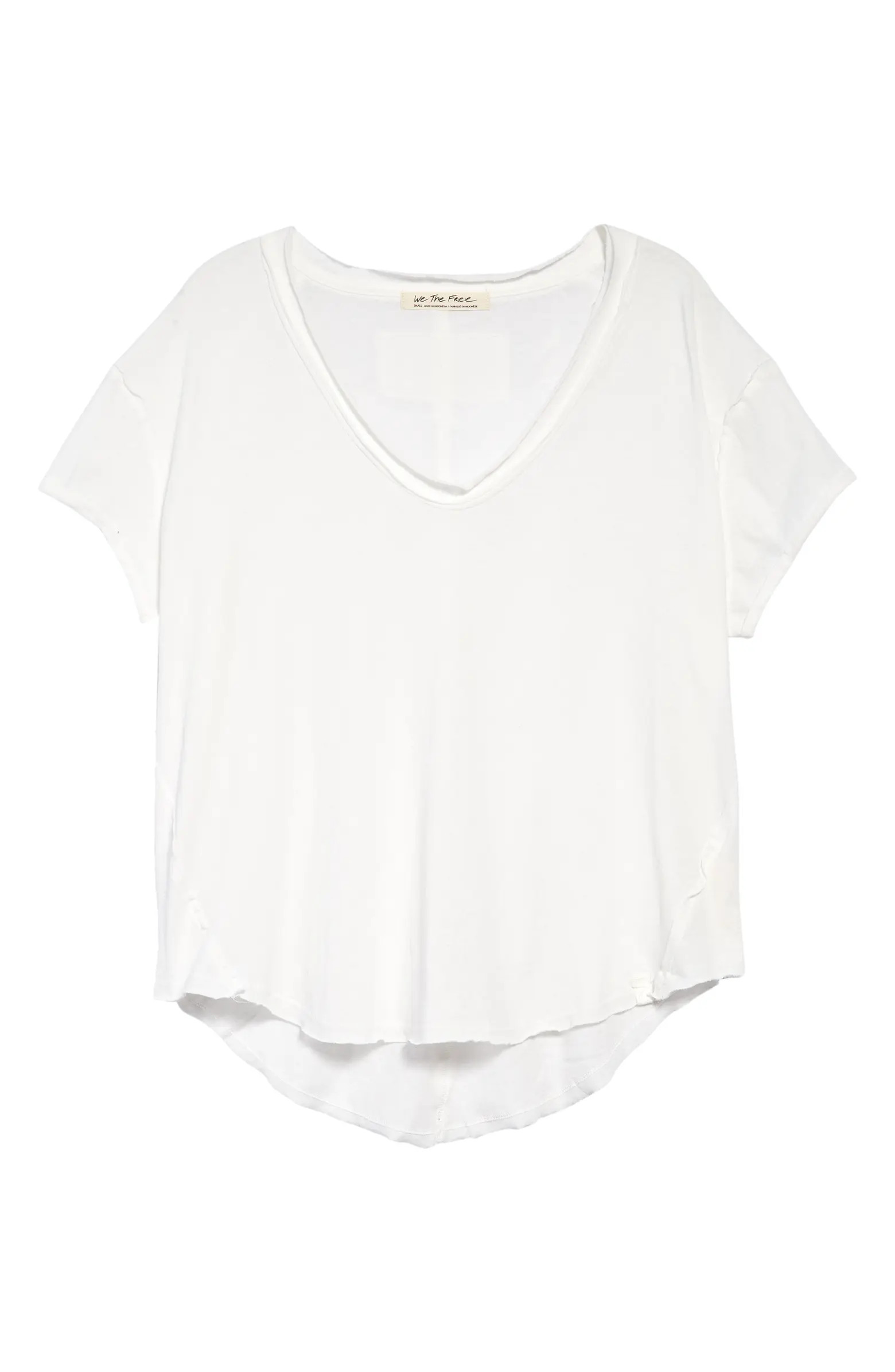 Free People Bring it On Scoop Neck Cotton T-Shirt | Nordstrom | Nordstrom