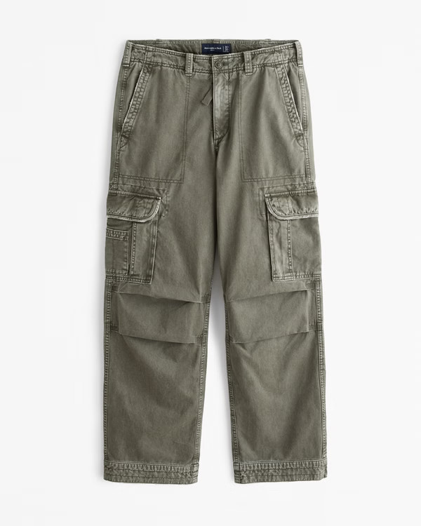 Men's Baggy Cargo Pant | Men's Bottoms | Abercrombie.com | Abercrombie & Fitch (US)