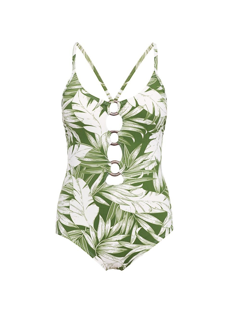 Soleil O-Ring One-Piece Swimsuit | Saks Fifth Avenue