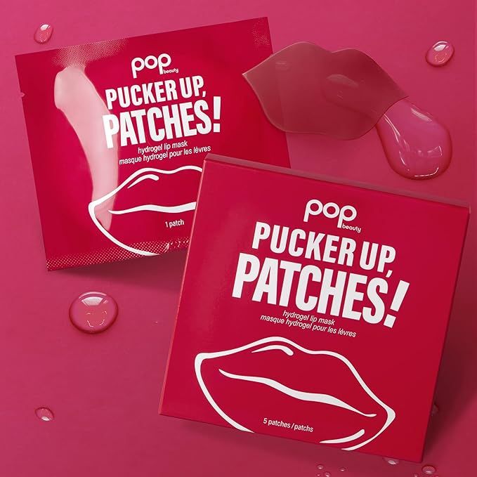 POPBEAUTY Pucker Up, Patches! | Hydrogel Lip Patches | Helps Volumize With Hyaluronic Acid and Pe... | Amazon (US)