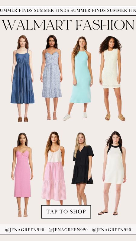 Walmart Fashion | Walmart Dresses | Walmart Outfits | Summer Dresses | Dress | Date Night 

#LTKunder100 #LTKstyletip #LTKunder50