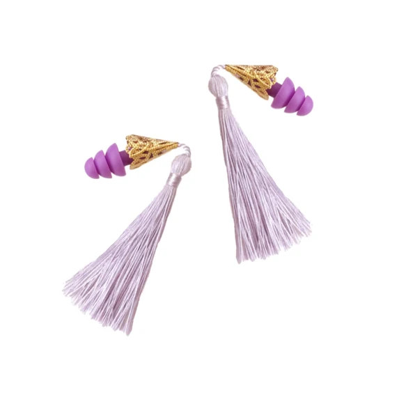 Breakfast at Tiffany's Inspired Tassel Earplugs in Purple | Etsy | Etsy (US)