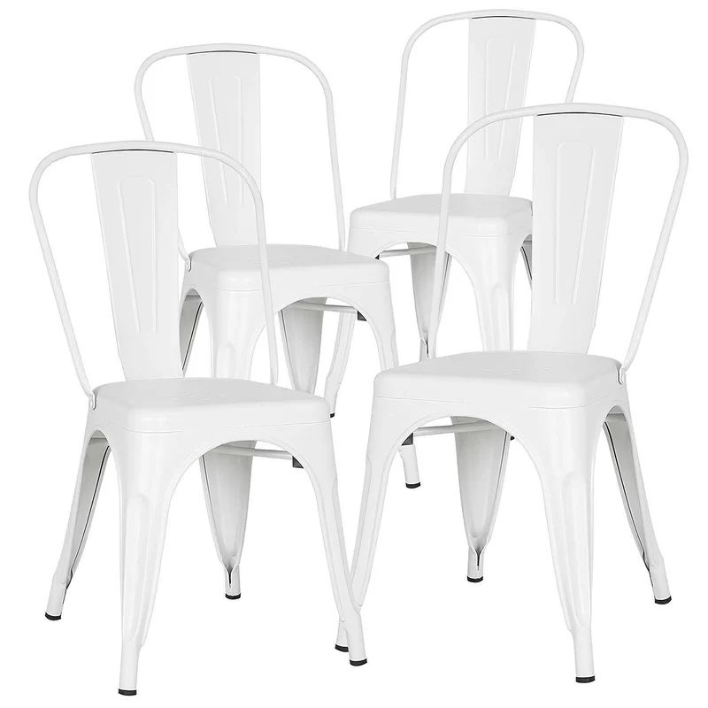 Howarth Metal Slat Back Side Chair (Set of 4) | Wayfair North America