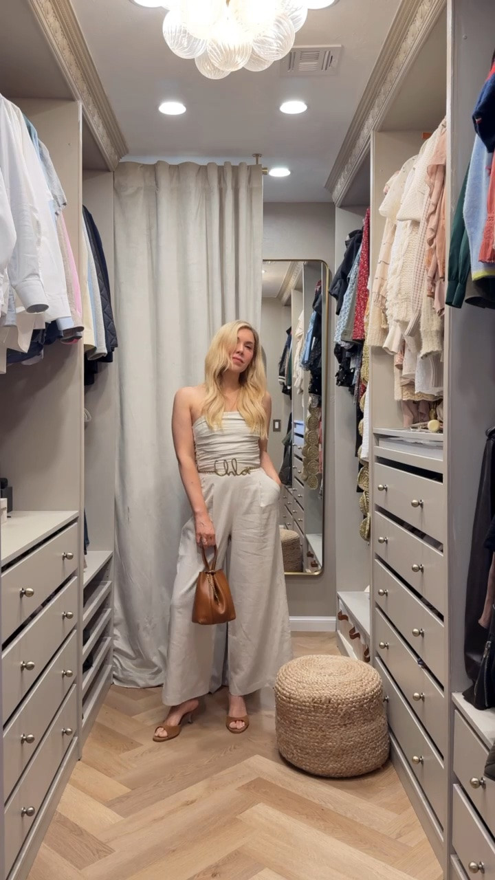 This is the perfect summer jumpsuit. (Stays up too!)
Linked to where to get this Chloe belt and Chloe bag for less 👏🏻

Summer outfit 
Summer
Vacation outfit

#LTKdayinmylife #LTKgrwm #LTKootd