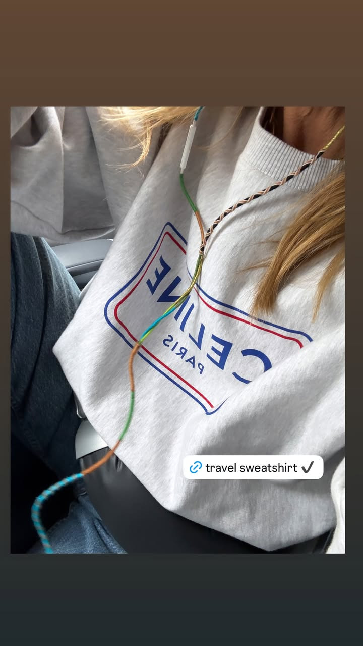 chic travel sweatshirt & braided colorful cord earbuds

#LTKootd #LTKTravel #LTKSeasonal