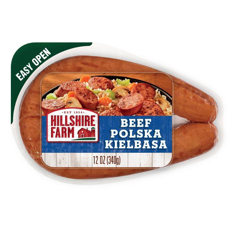Hillshire Farm Beef Polska Kielbasa Smoked Sausage Rope - 12oz | Target