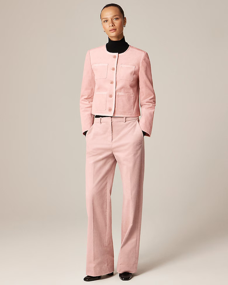 Wide-leg trouser in stretch corduroy | J. Crew US